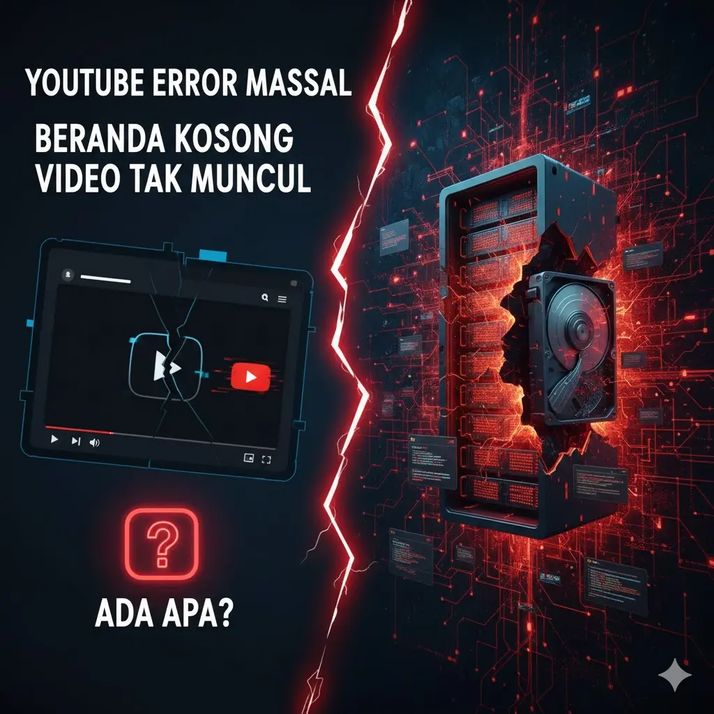 YouTube Error Massal: Beranda Kosong dan Video Tak Muncul, Ada Apa?