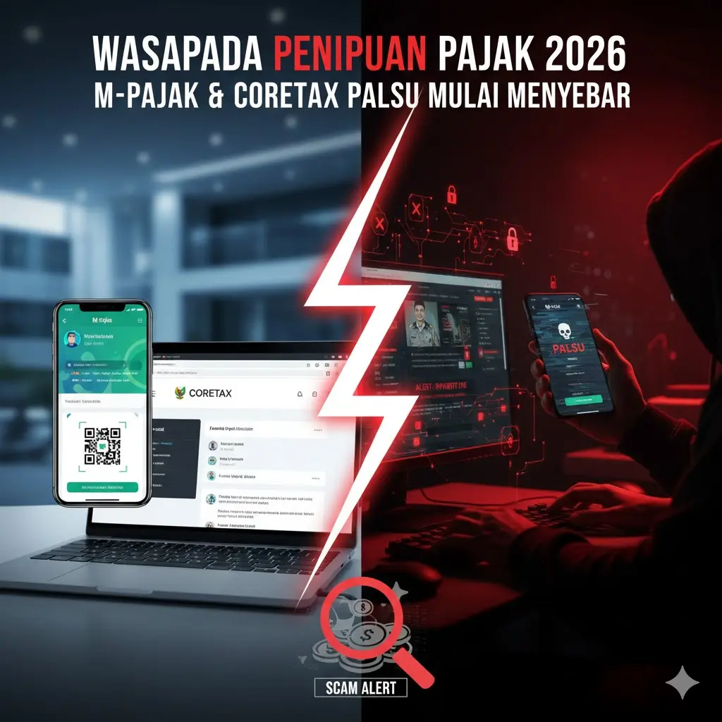Waspada Penipuan Pajak 2026: M-Pajak & Coretax Palsu Mulai Menyebar