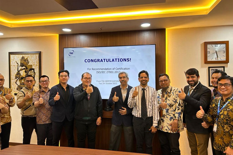 Bank SBI Indonesia telah menerima Sertifikasi ISO 27001:2013.